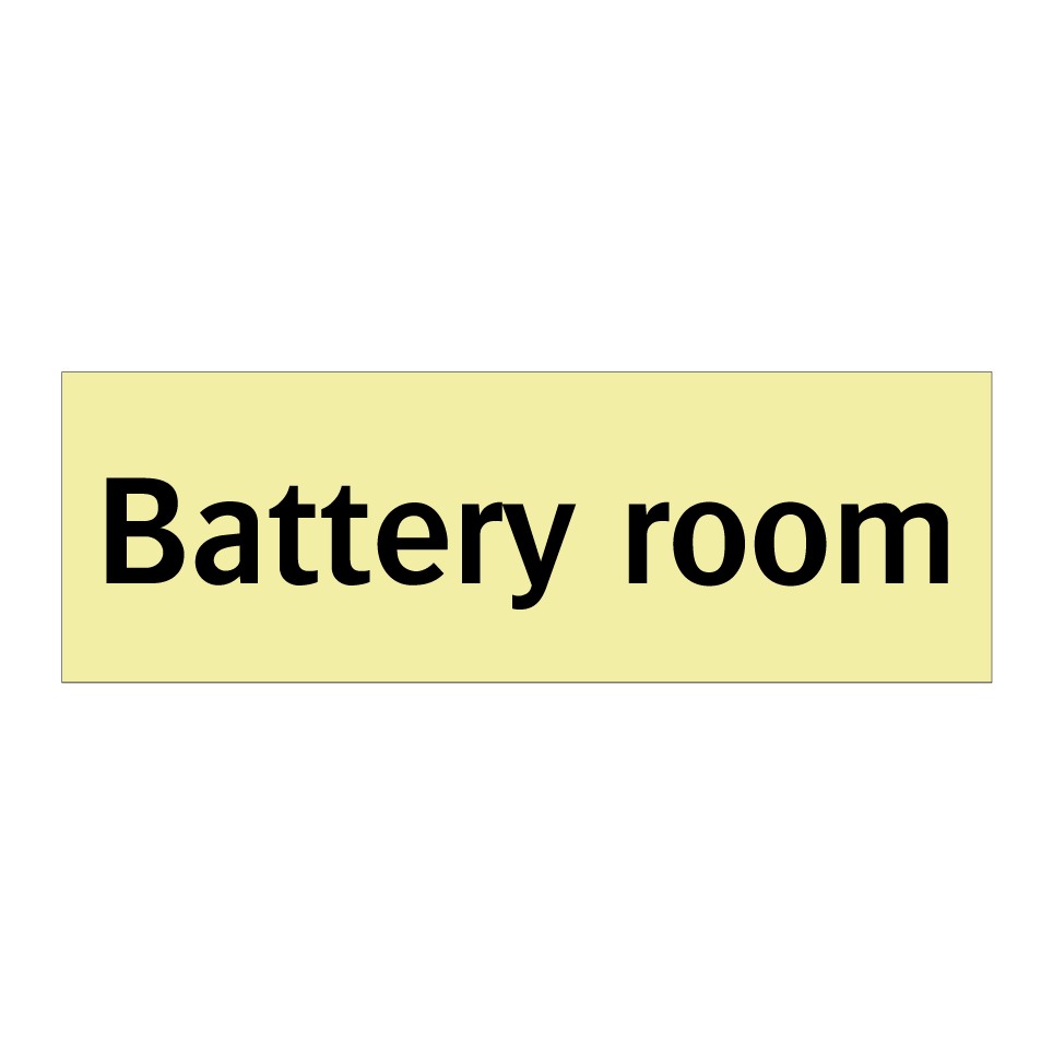 Battery room
