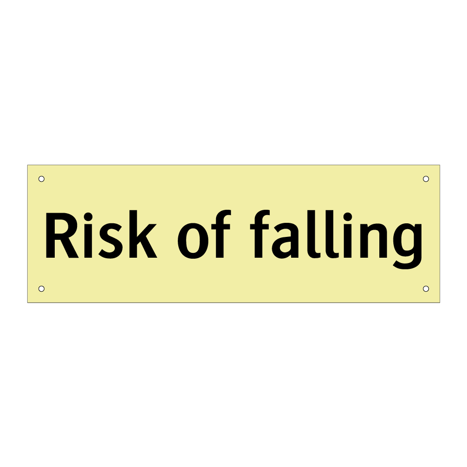 Risk of falling