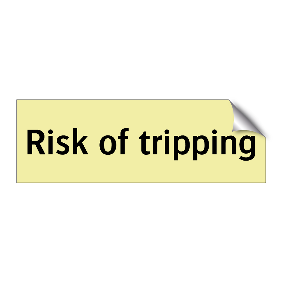 Risk of tripping