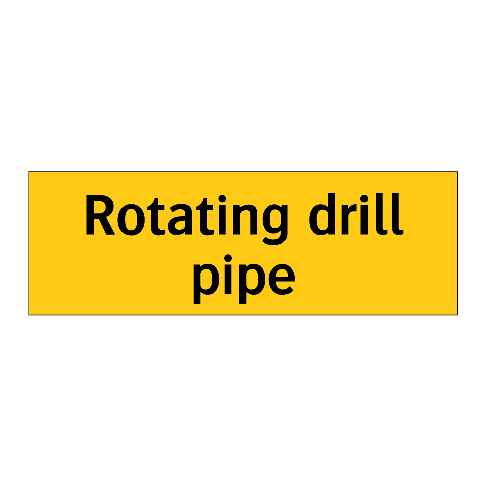 Rotating drill pipe