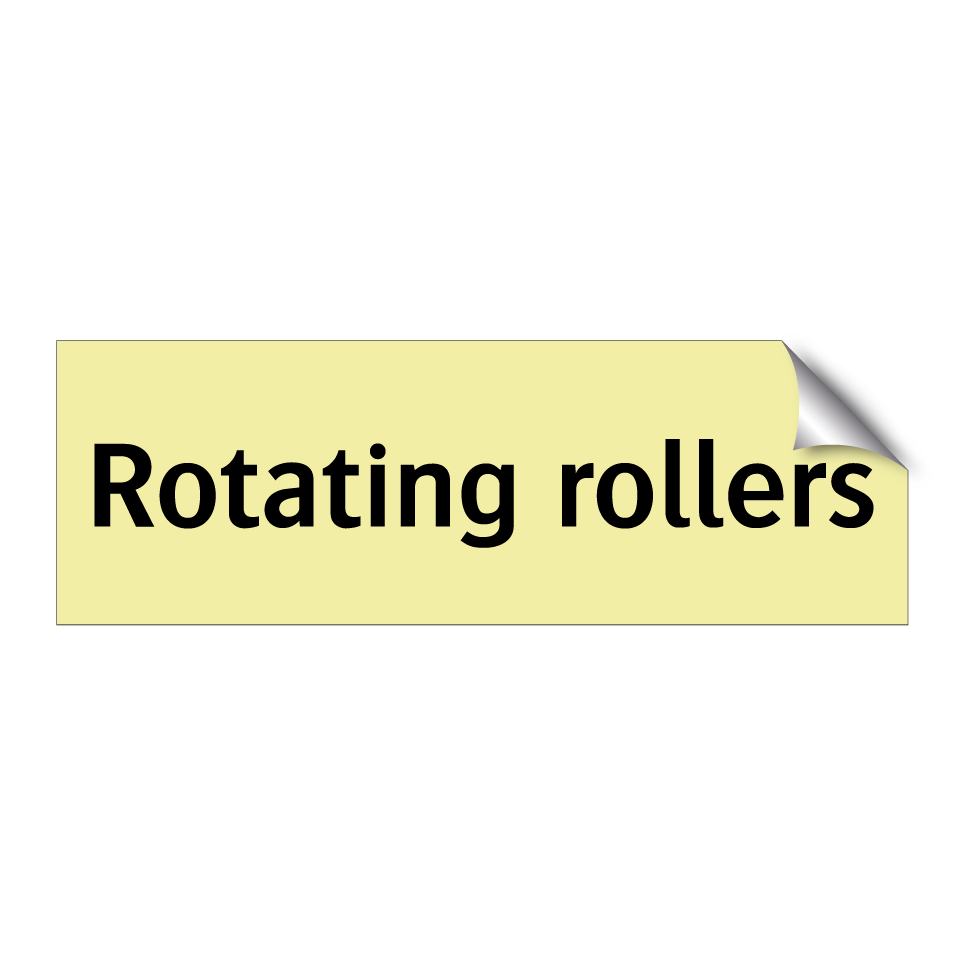 Rotating rollers