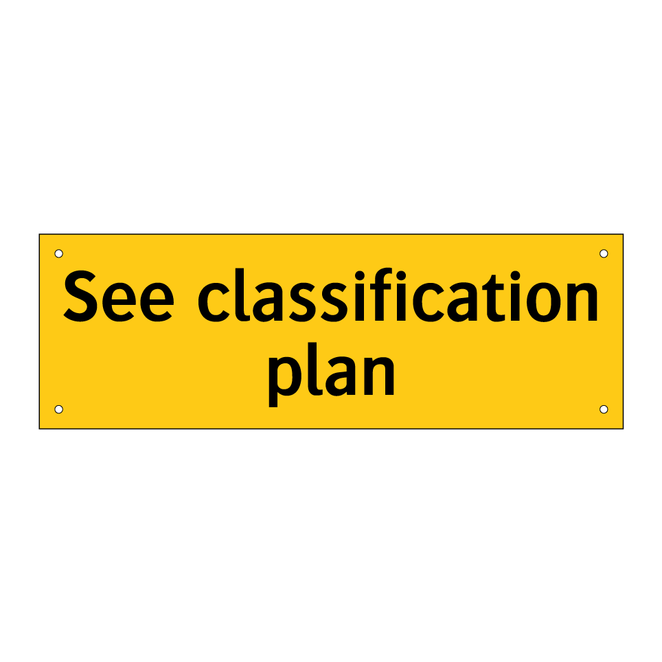 See classification plan