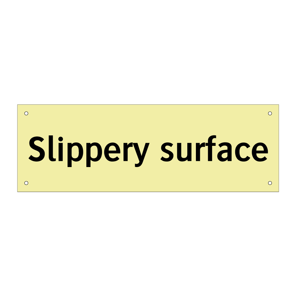 Slippery surface