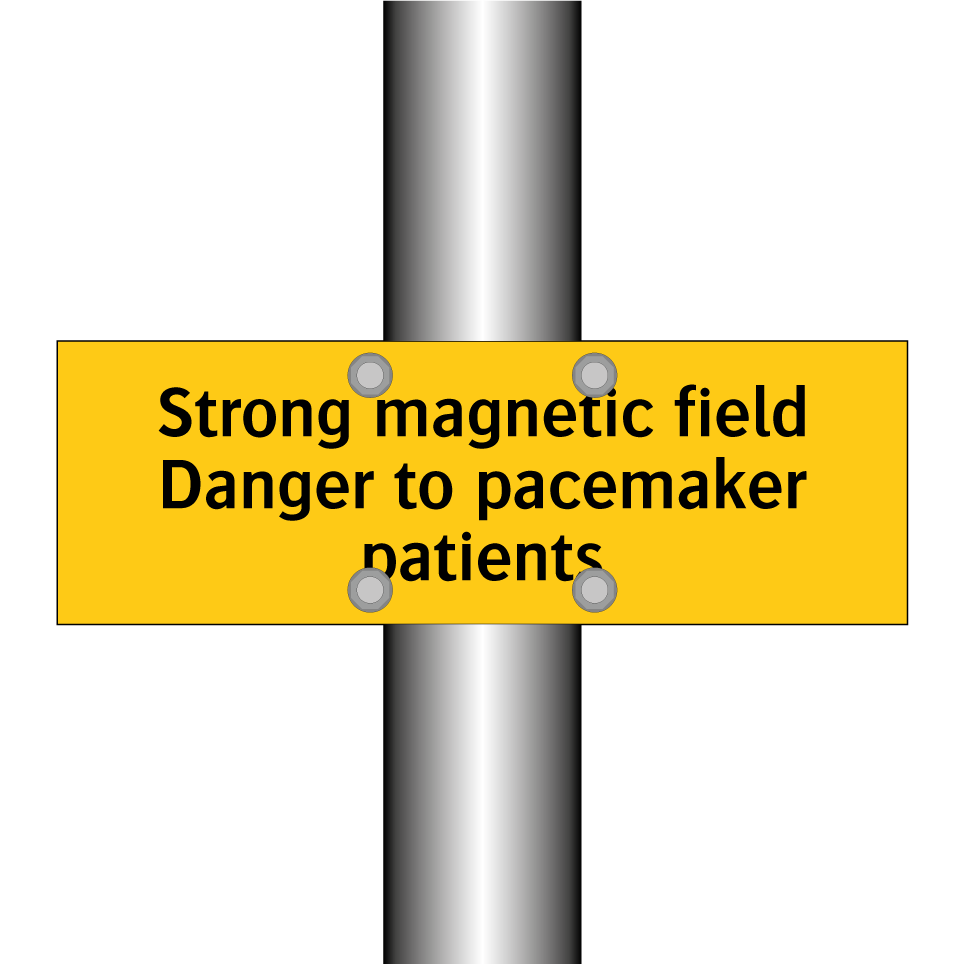 Strong magnetic field Danger to pacemaker patients