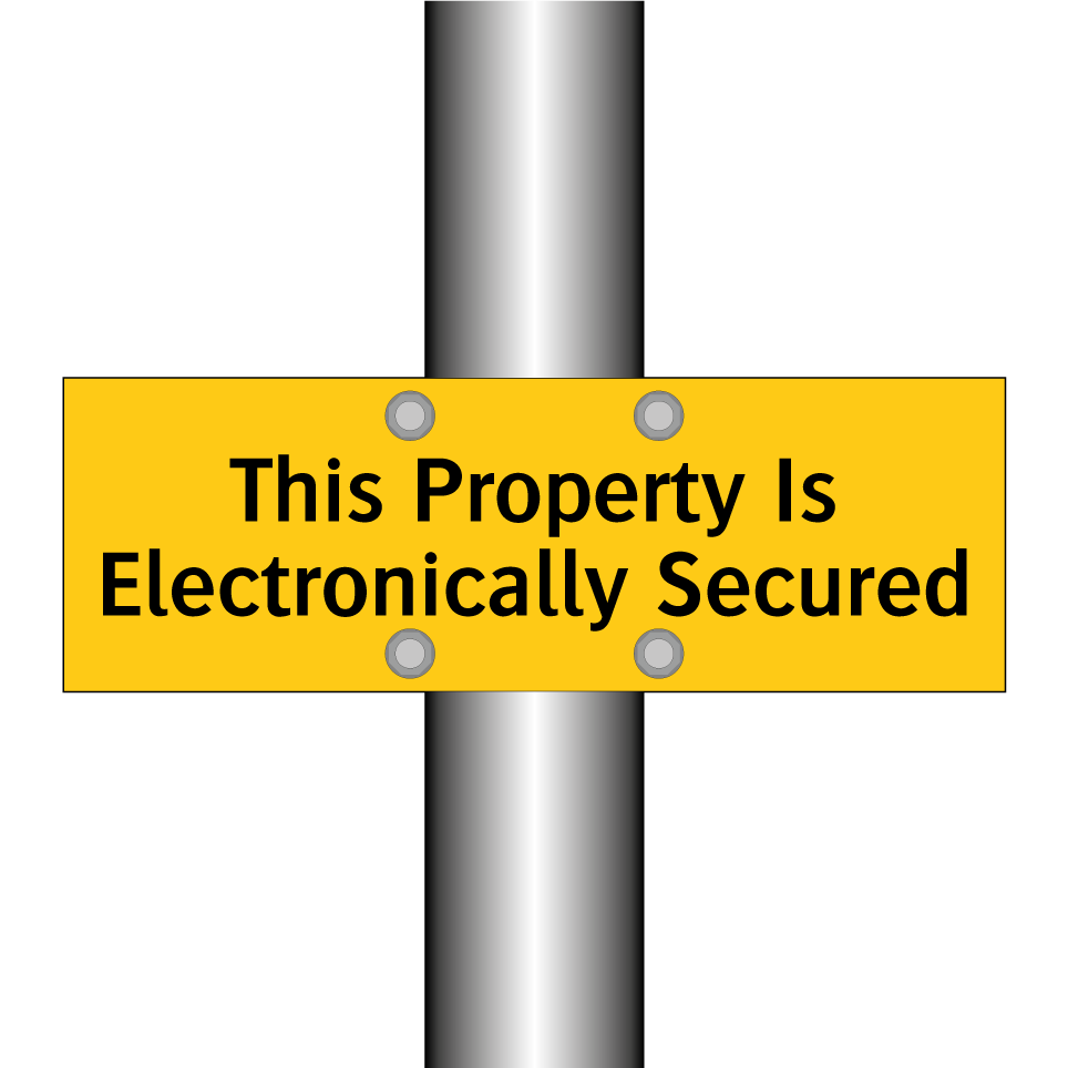 This Property Is Electronically Secured