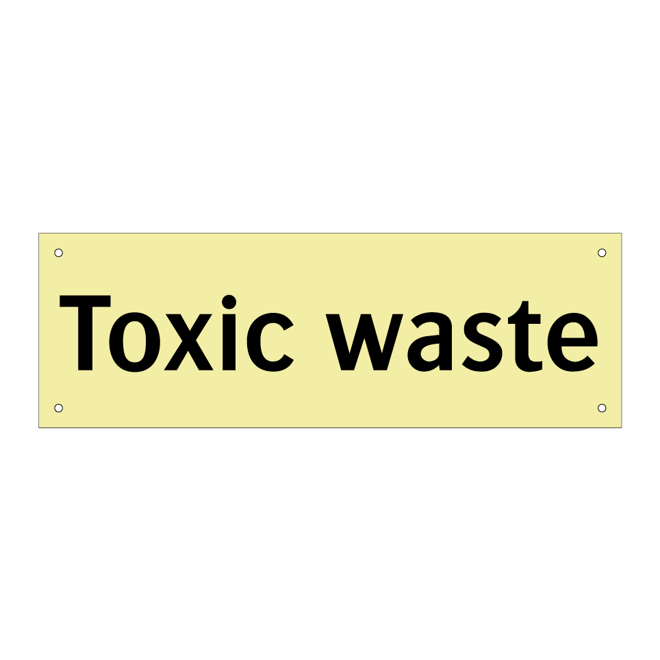 Toxic waste