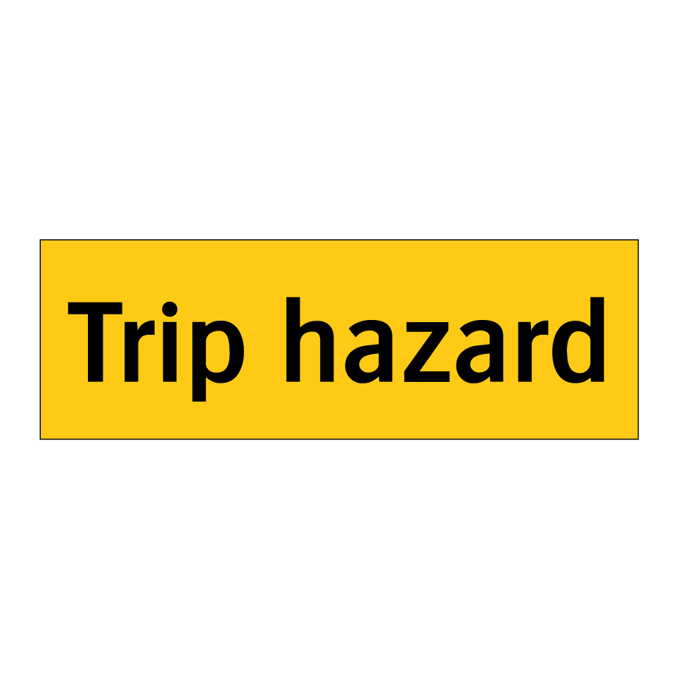 Trip hazard