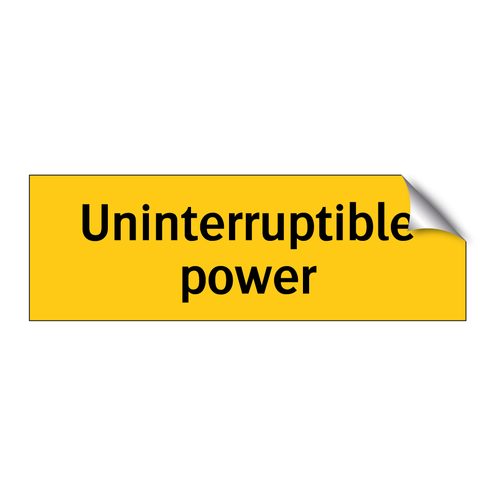 Uninterruptible power