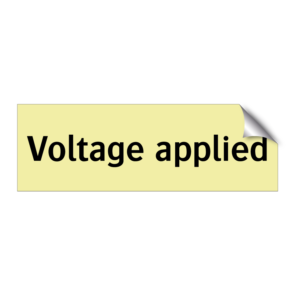 Voltage applied