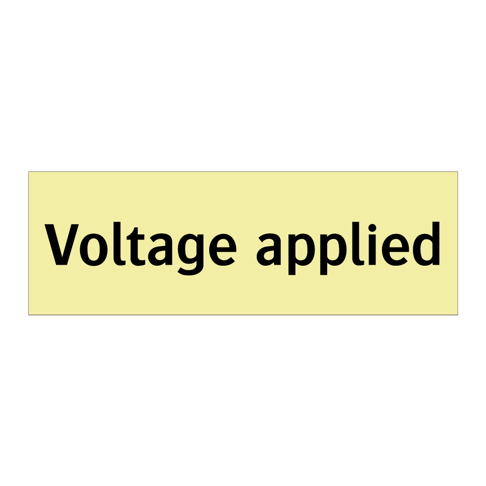 Voltage applied