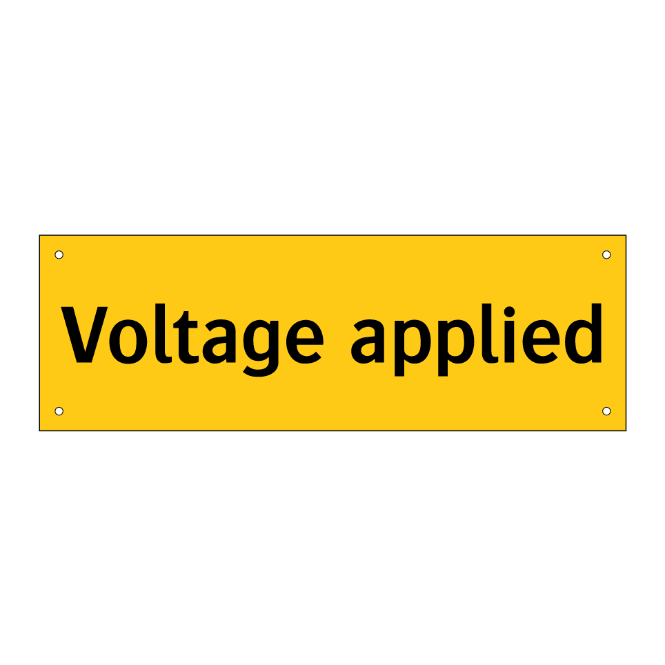 Voltage applied