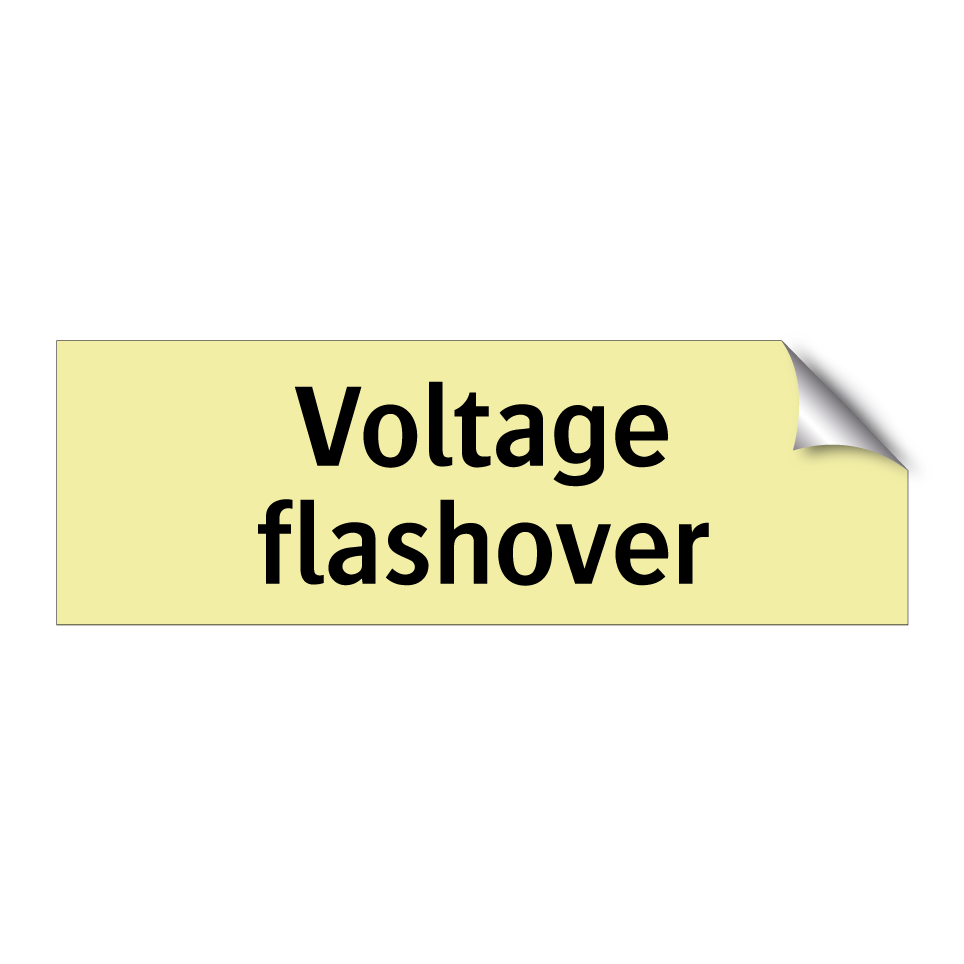 Voltage flashover