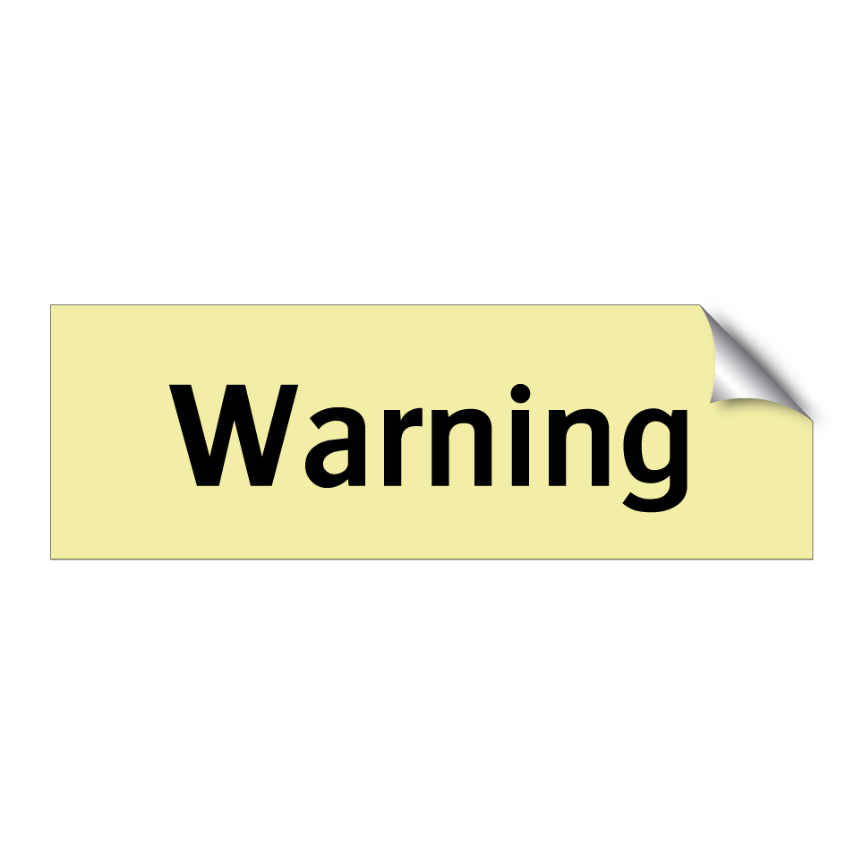 Warning