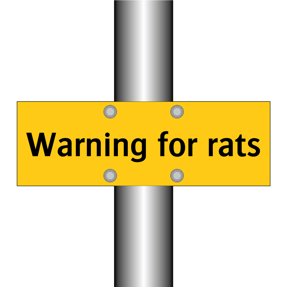 Warning for rats