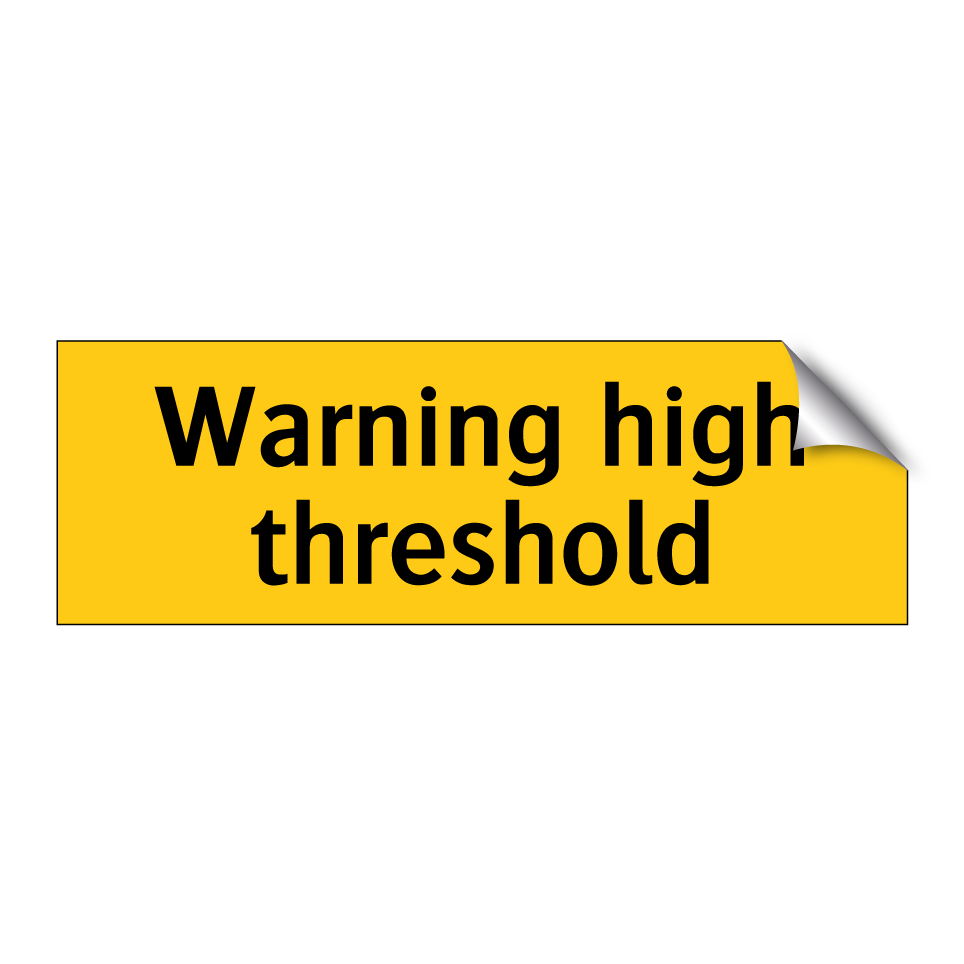 Warning high threshold