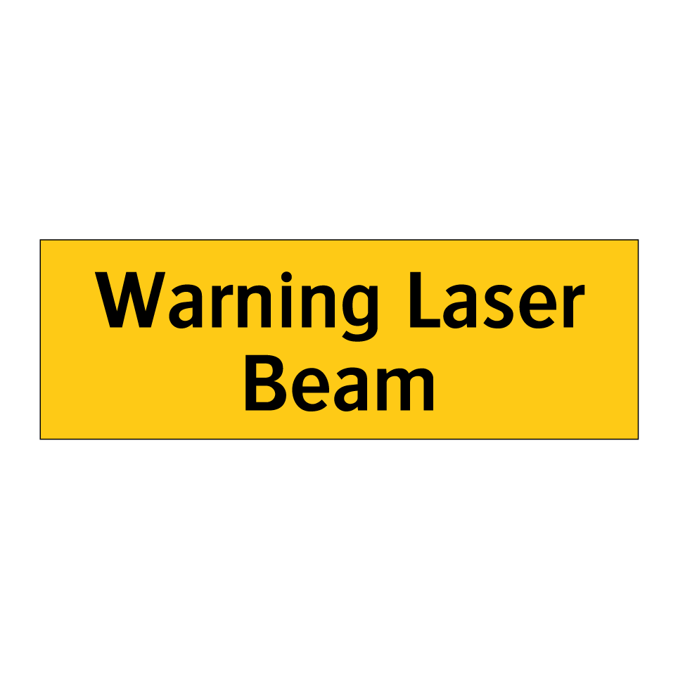 Warning Laser Beam