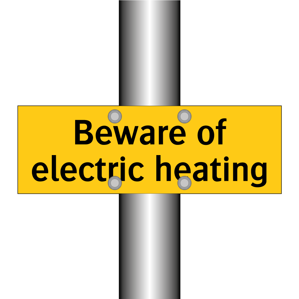 Beware of electric heating