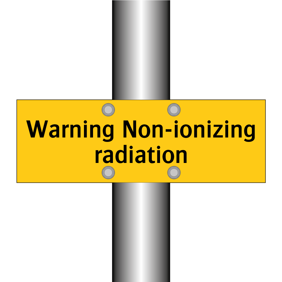 Warning Non-ionizing radiation