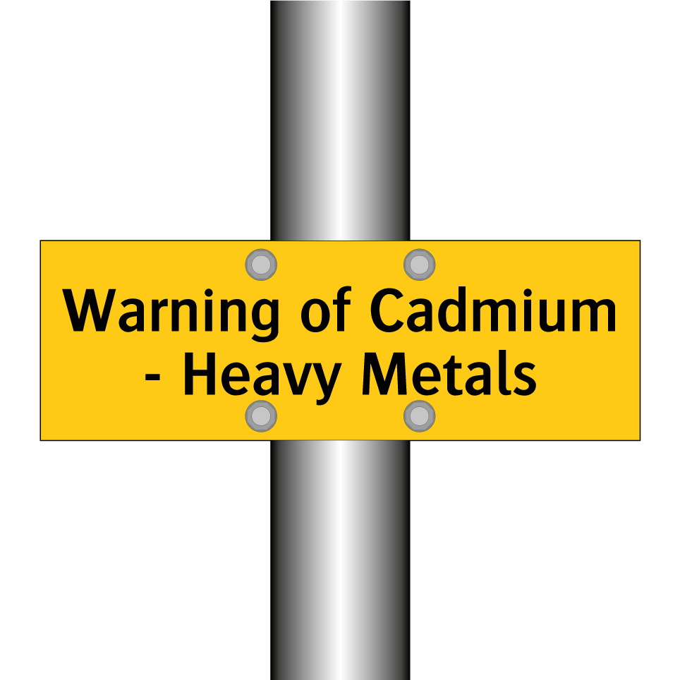 Warning of Cadmium - Heavy Metals