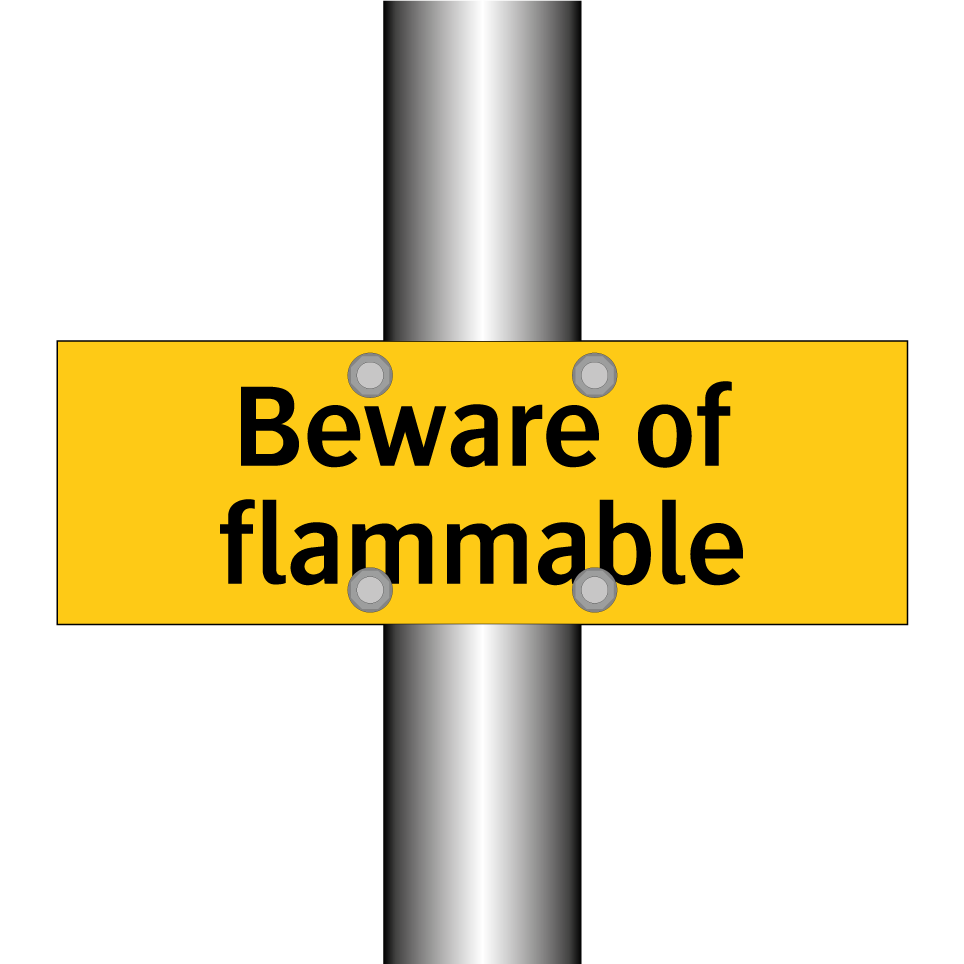 Beware of flammable