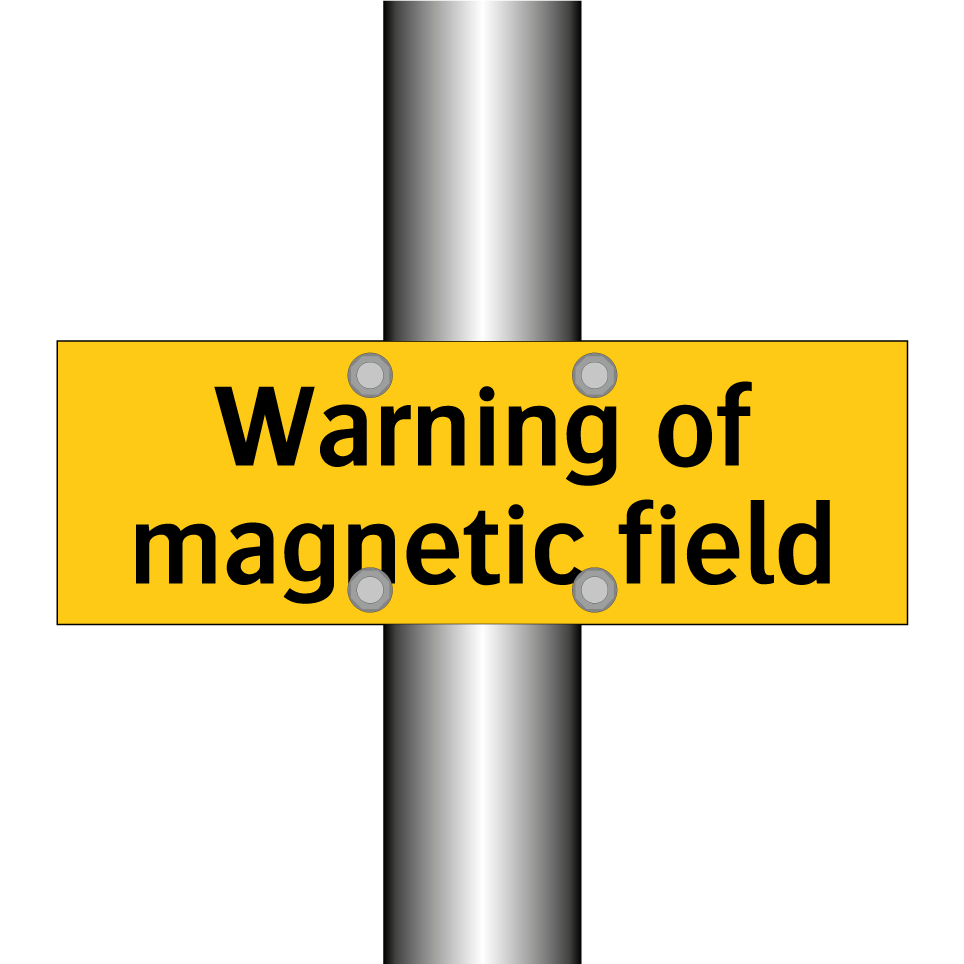 Warning of magnetic field