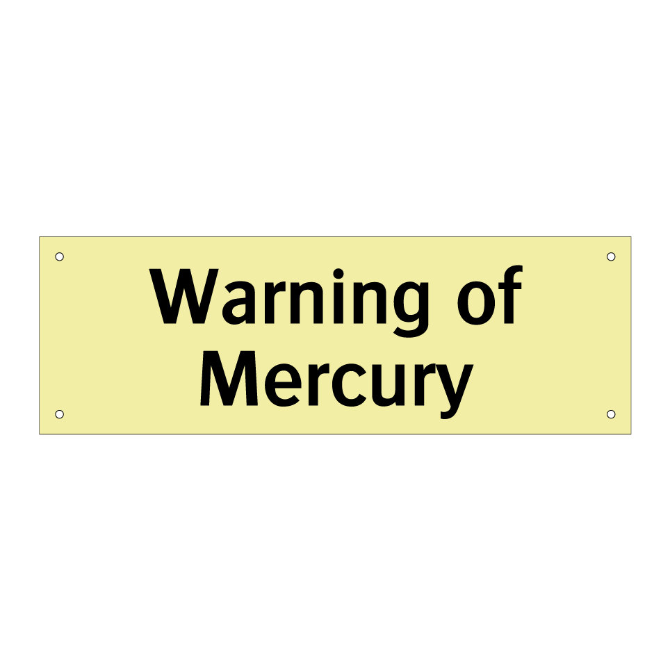 Warning of Mercury