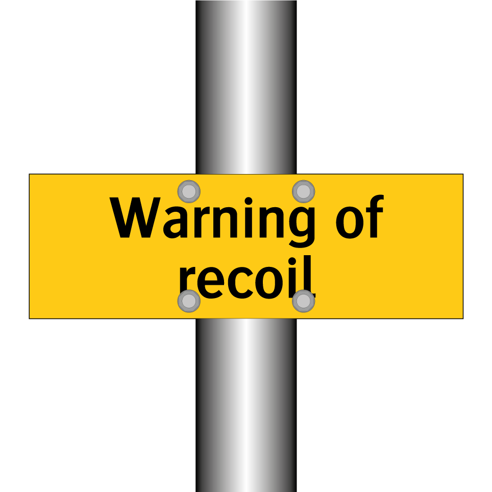 Warning of recoil