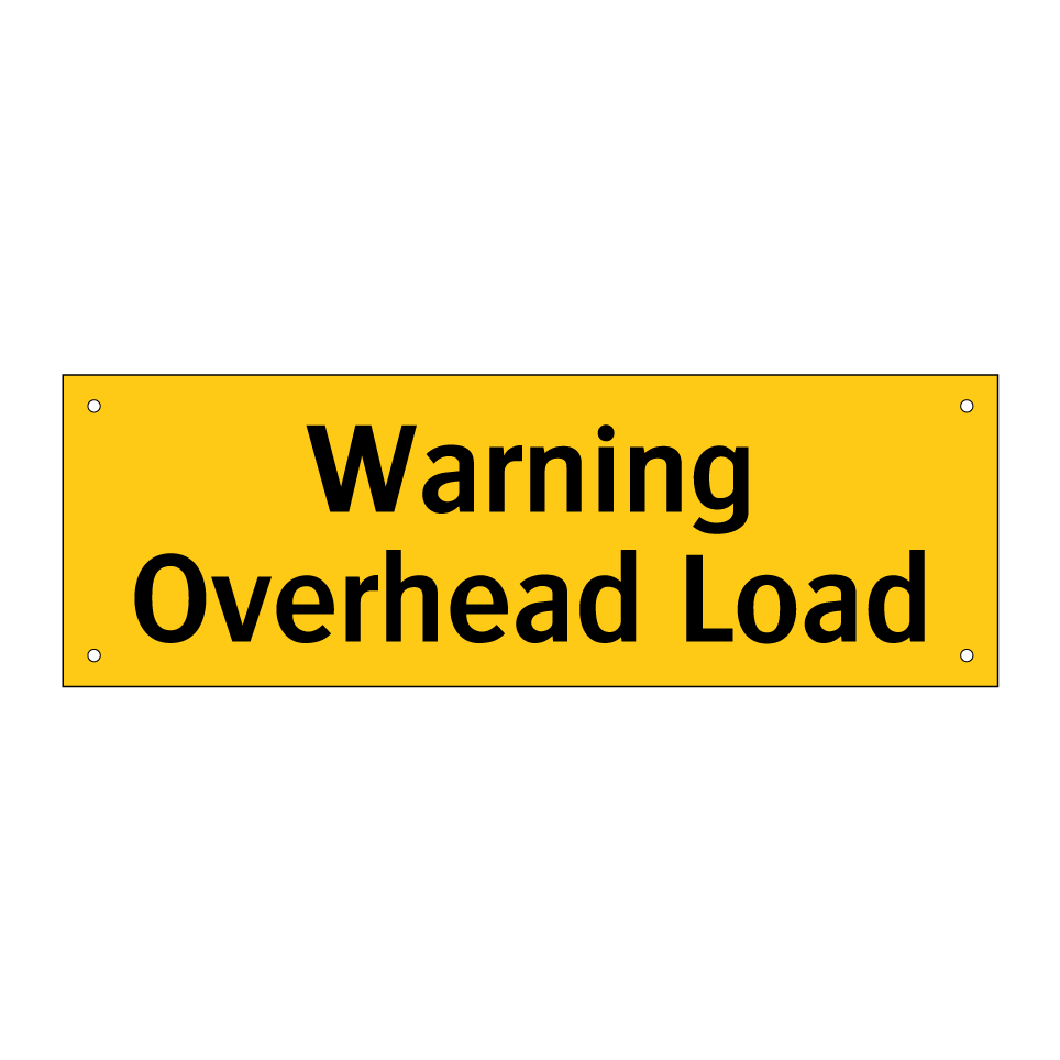 Warning Overhead Load