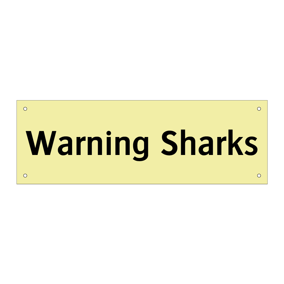 Warning Sharks