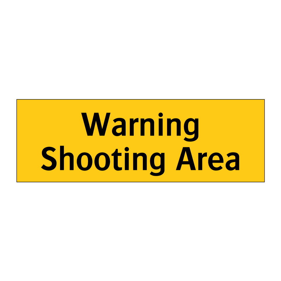 Warning Shooting Area