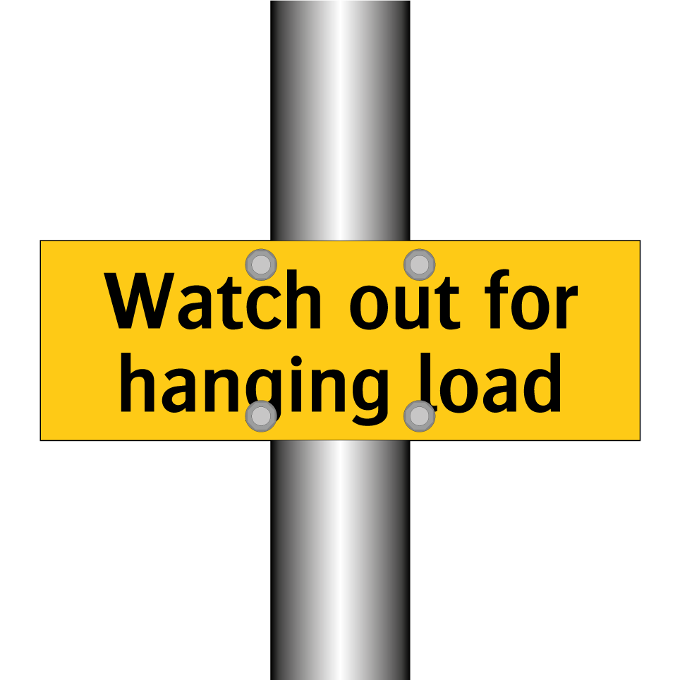 Watch out for hanging load
