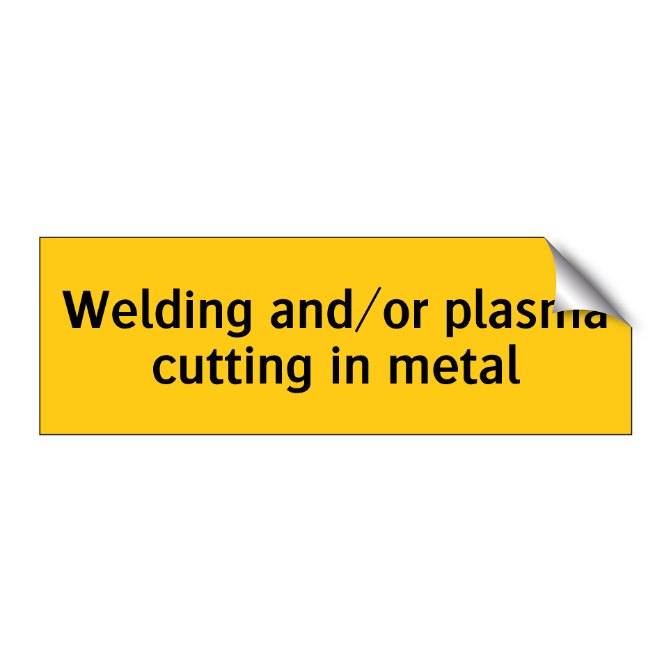 Welding and/or plasma cutting in metal