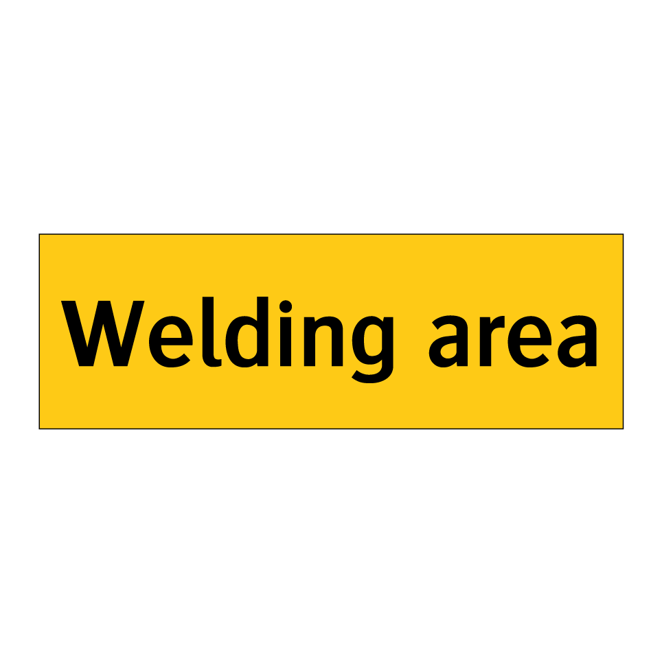 Welding area