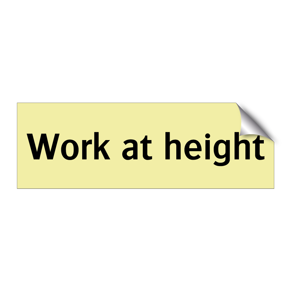 Work at height