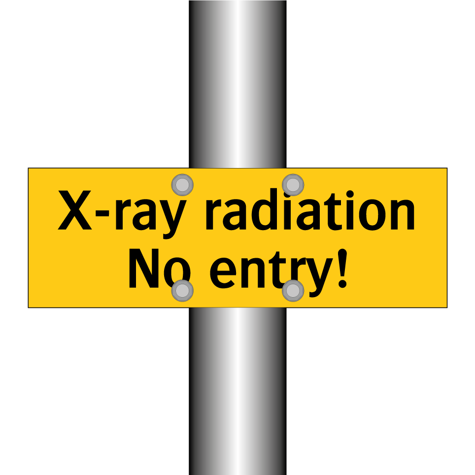 X-ray radiation No entry!