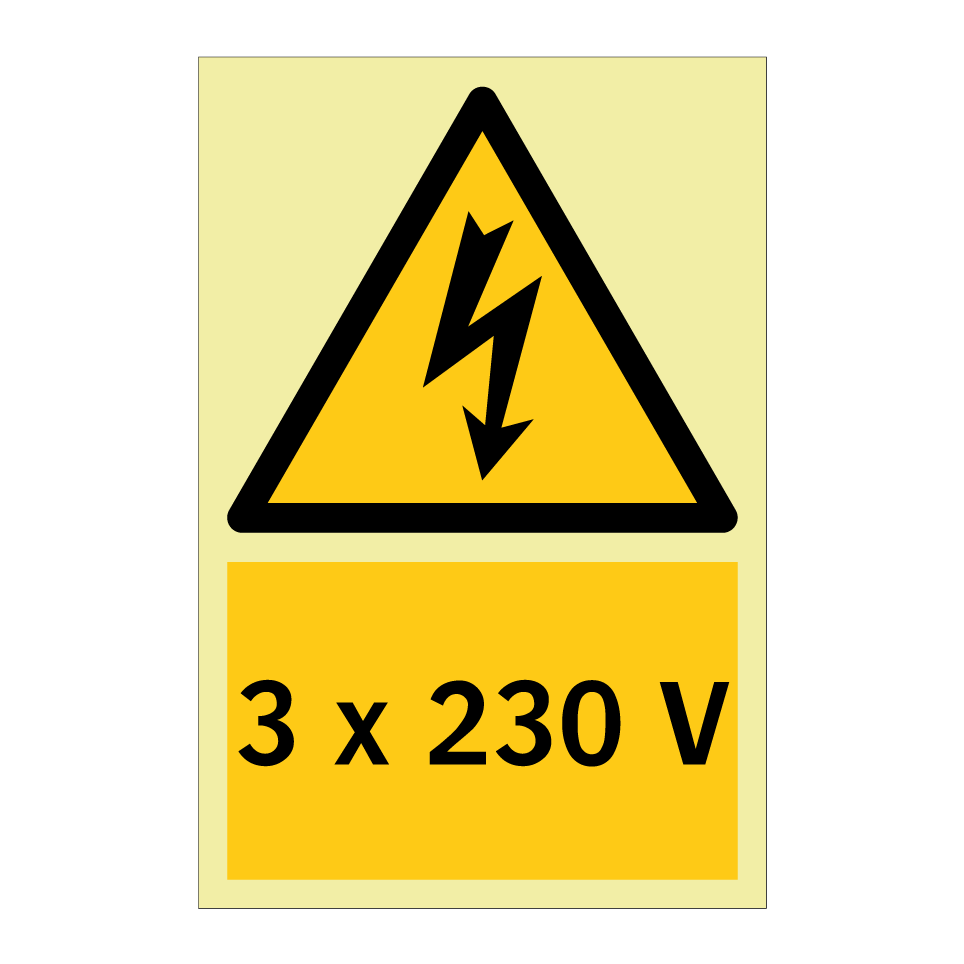 3 x 230 V