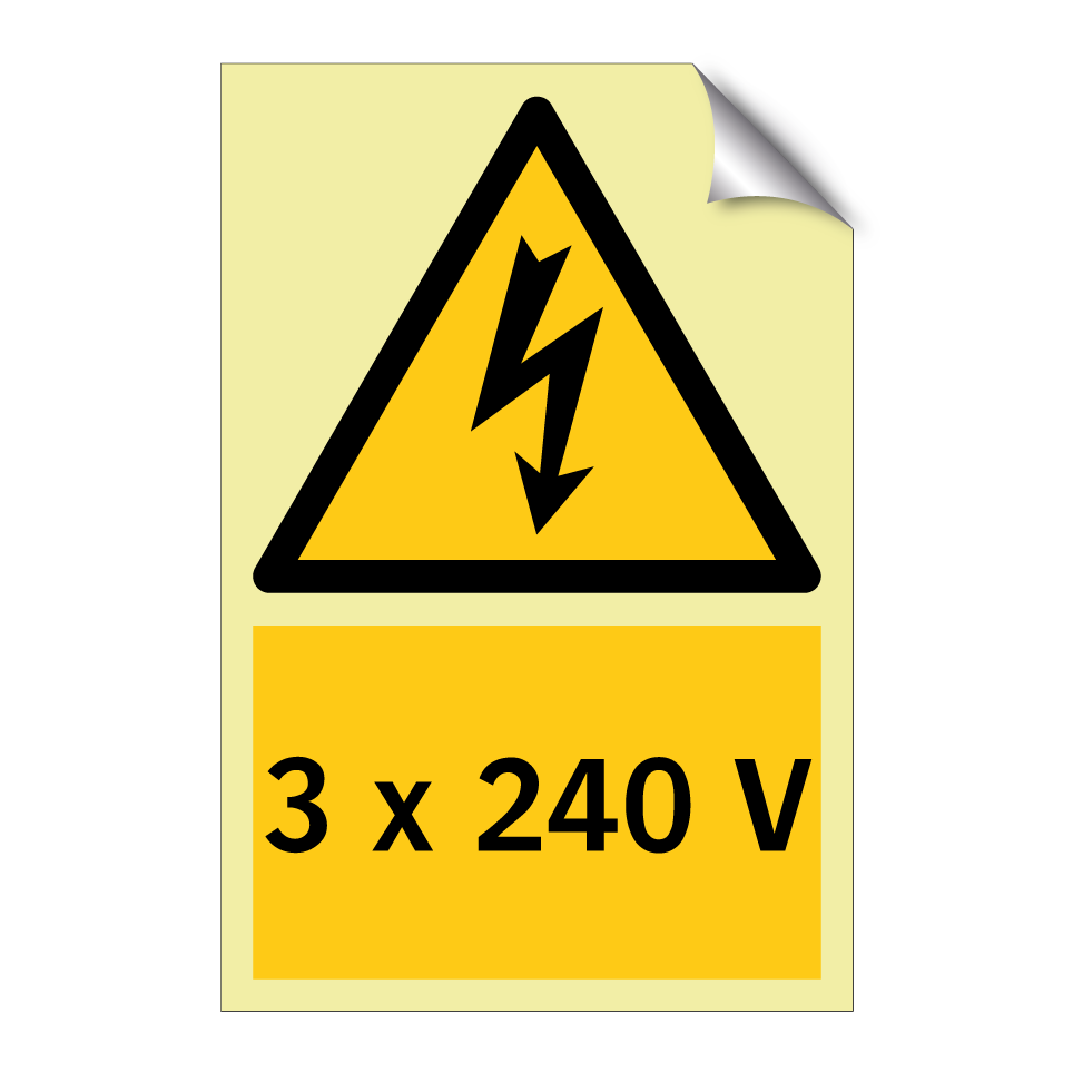 3 x 240 V