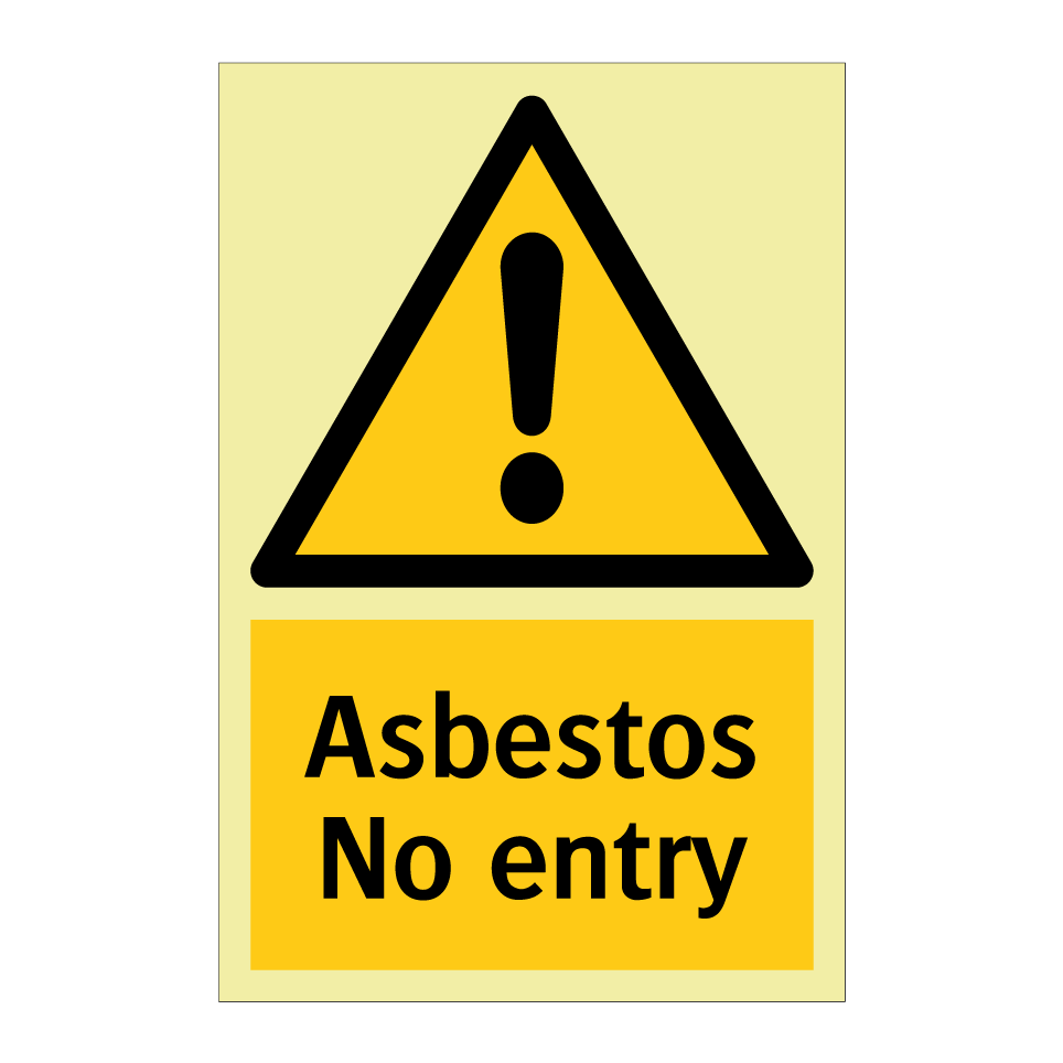 Asbestos No entry