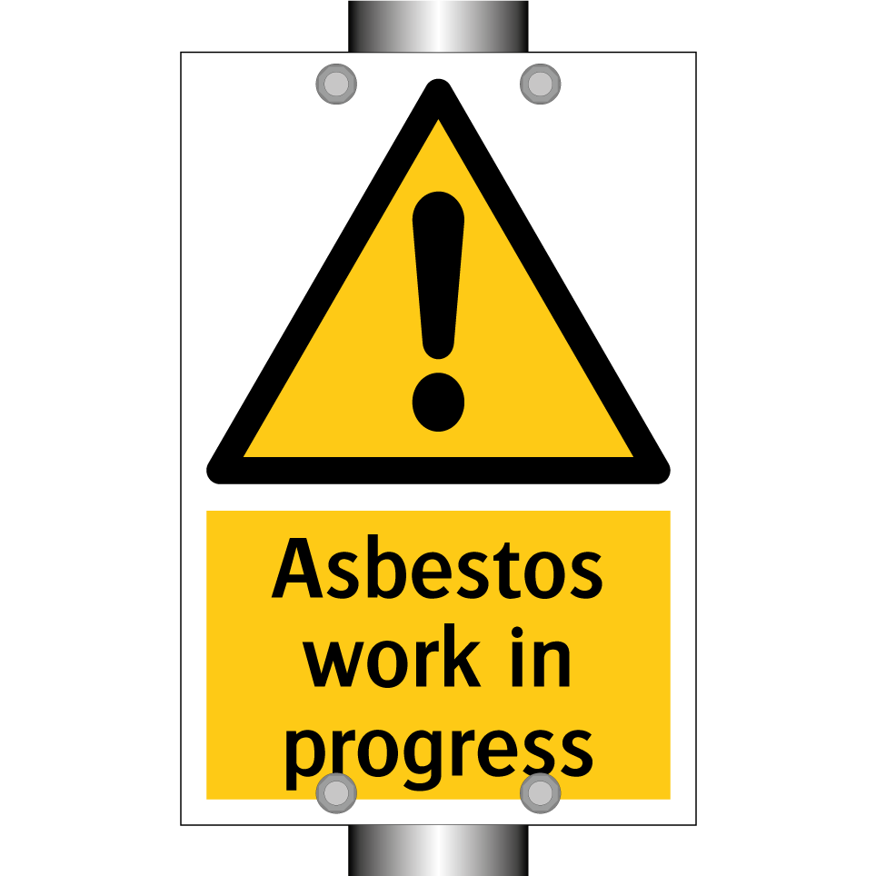 Asbestos work in progress