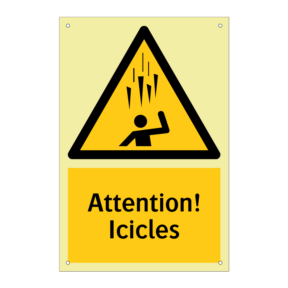 Attention! Icicles