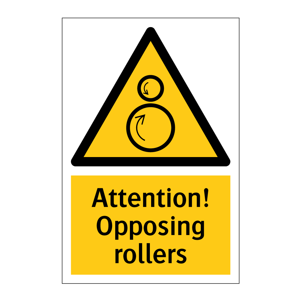 Attention! Opposing rollers