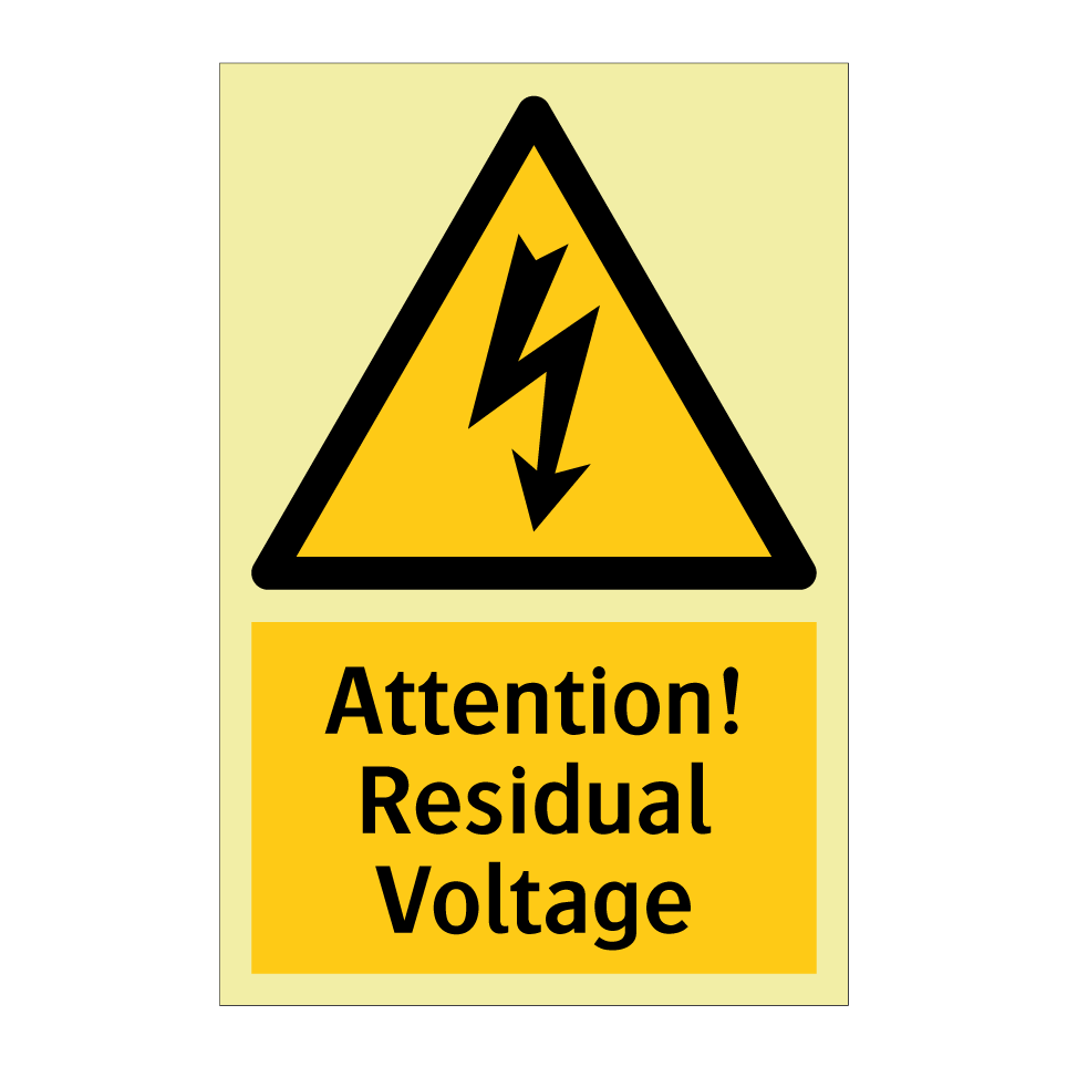 Attention! Residual Voltage
