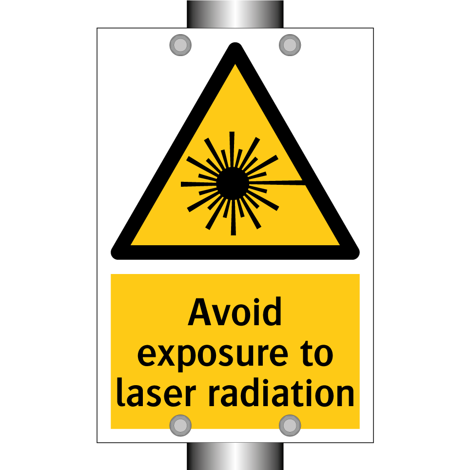 Avoid exposure to laser radiation