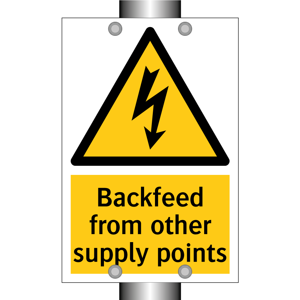 Backfeed from other supply points