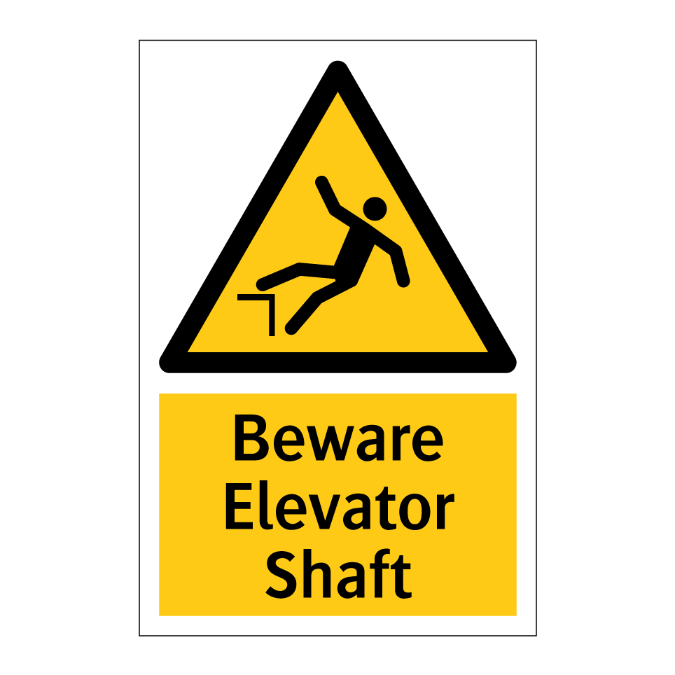 Beware Elevator Shaft