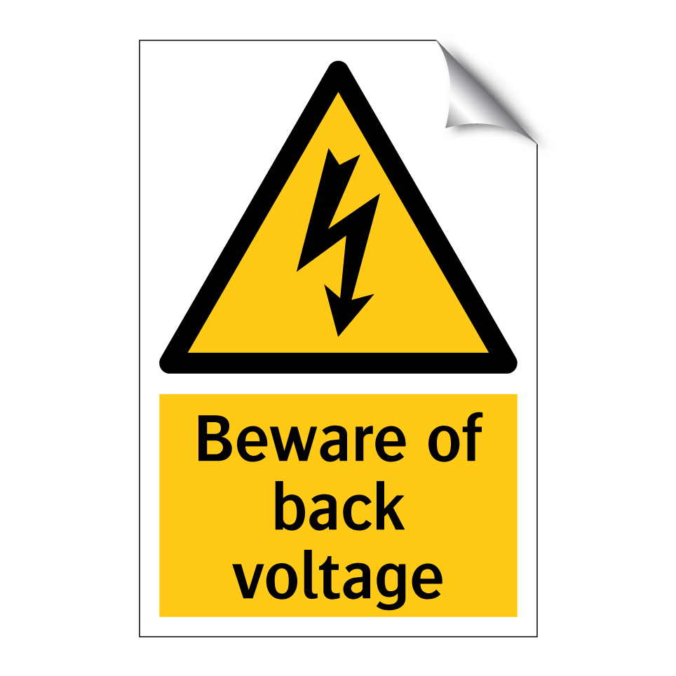 Beware of back voltage