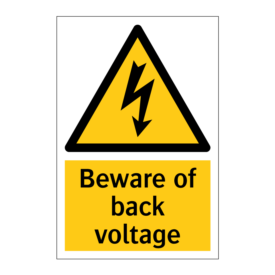 Beware of back voltage