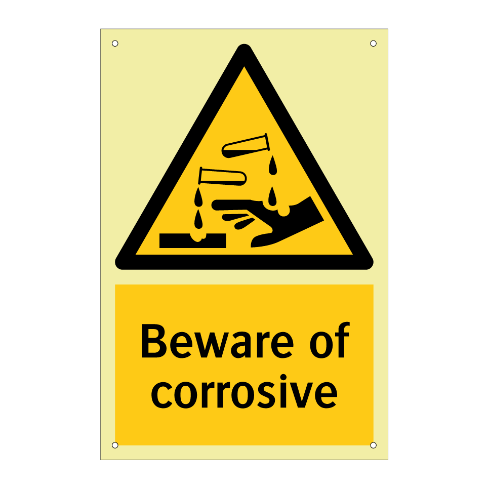 Beware of corrosive