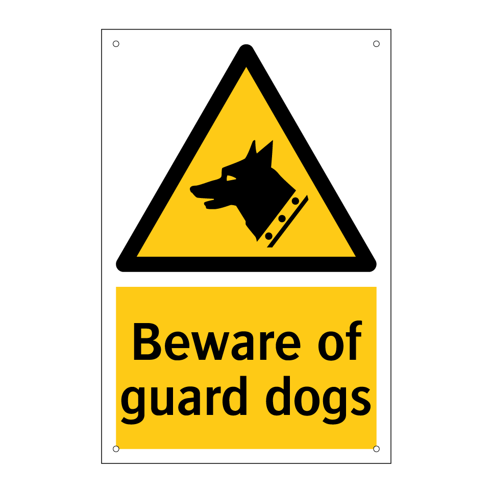 Beware of guard dogs