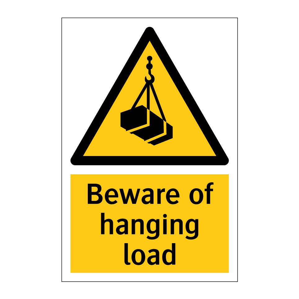 Beware of hanging load